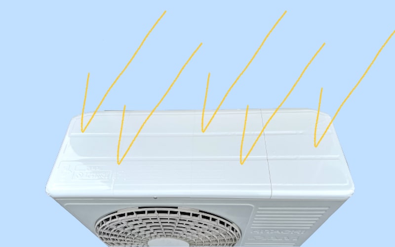 室外機に貼るだけで冷房効率アップ！遮熱シールで節電対策